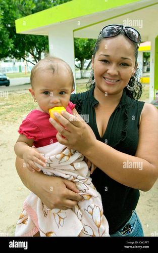 Puerto Rican mother and child